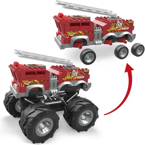 Mega Construx Construx 5 Alarm Monster Truck & ATV (HHD19)