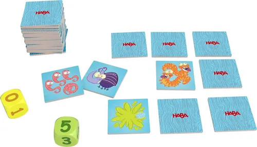 HABA 3 + 4 = Krabbeltier – Mathe-Lernspiel für Kinder ab 6 Jahren - SPIELERISCH RECHNEN LERNEN – Mit HABA's Krabbeltier trainieren Kinder das Kopfrechnen bis 10. Ideal für Schulanfänger, um spielerisch Sicherheit im Zahlenraum zu gewinnen. Kurze Spieldauer und individueller Schwierigkeitsgrad sorgen für viel Spaß!