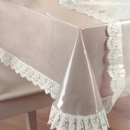 DecoHomeTextil Tischdecke Pey in weiß von DecoHomeTextil