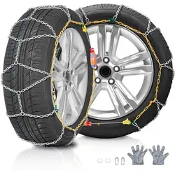 VEVOR Schneeketten aus Mangan-Legierungsstahl 2 Stk. 610/685mm