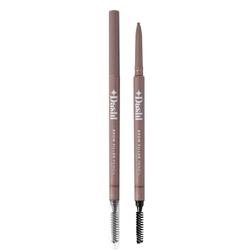 DASHL Brow Filler Pencil, Micro Eyebrow Pencil, Ultra-Slim Precision, Long-Lasting, 100% Vegan (Light Brown)