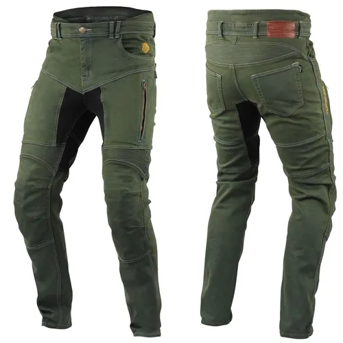 TRILOBITE Motorradjeans PARADO LADY khaki in oliv von Trilobite