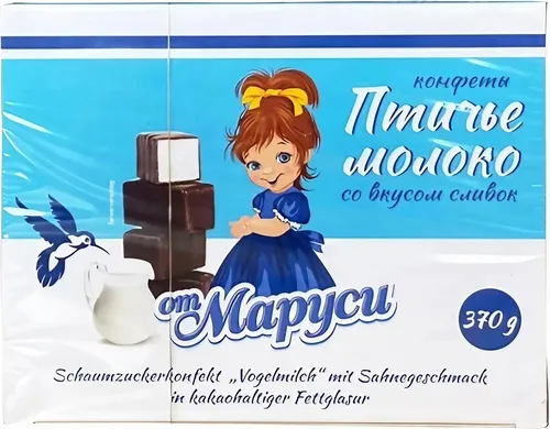 Ot Marusi Konfekt Vogelmilch 370g Ptichje Moloko