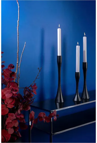 Fink Kerzenständer LADY - Eleganter Leuchter - Kerzenständer aus handwerklicher Produktion, verfügbar in drei Größen und zwei matten Oberflächen für dezente Eleganz in jedem Raum.