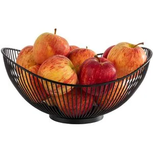 APS Brot- und Obstkorb SVART in schwarz von APS