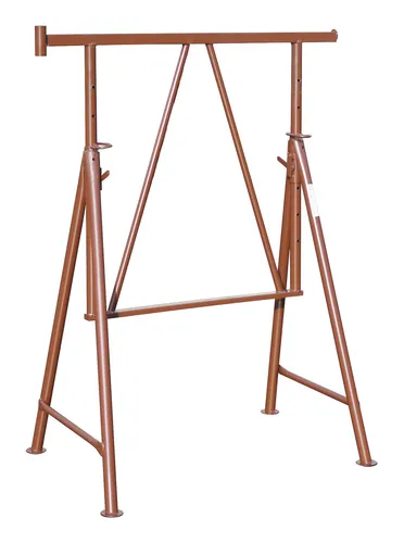 Müba Gerüstbock lackiert B 1,2m H 0,75-1,3m - 10610 - Gerüstbock für sichere und stabile Arbeitsplätze, höhenverstellbar von 0,75 bis 1,3 m, ideal für Renovierungsarbeiten und Bauprojekte.