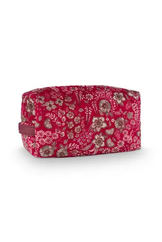 PiP Studio Kosmetiktasche Quilted Daisy Dreams in rot von Pip Studio