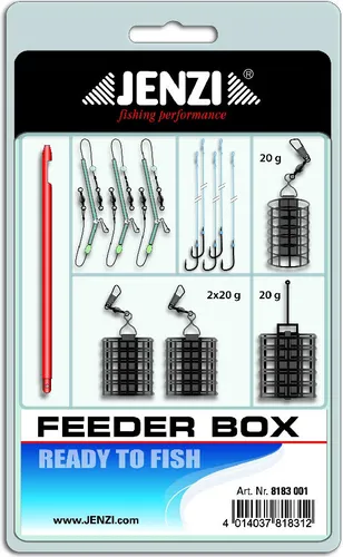 Jenzi Grundangeln Set Feeder Box