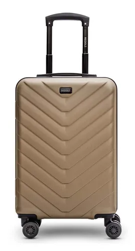 REDOLZ Hartschalen Kabinen-Koffer 37 x 22 x 55 cm in gold von Redolz