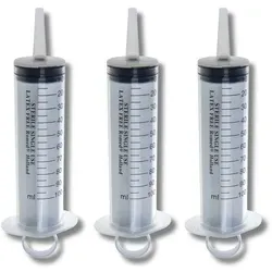 Romed Wund- und Blasenspritze 100 ml, 3-teilig, mit Luer-Adapter, steril verpackt 3 Stück