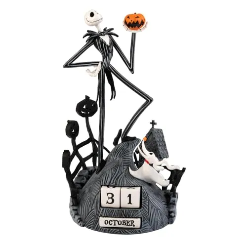 Grupo Erik Ewiger Kalender Disney The Nightmare Before Christmas - 3D Tischkalender, handgefertigt und stilvolle Büro Deko für Disney-Fans