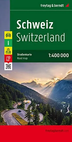 Schweiz, Autokarte 1:400.000