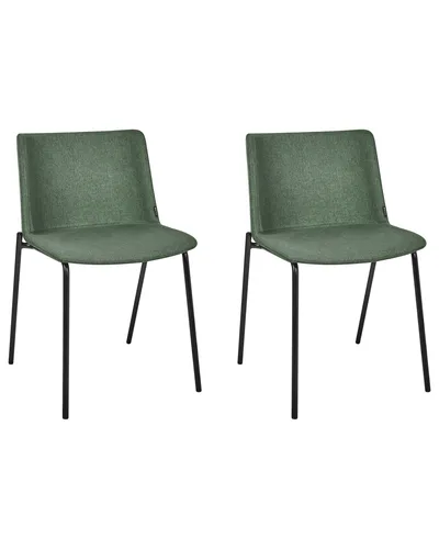 Beliani Esszimmerstuhl 2er Set Esbon