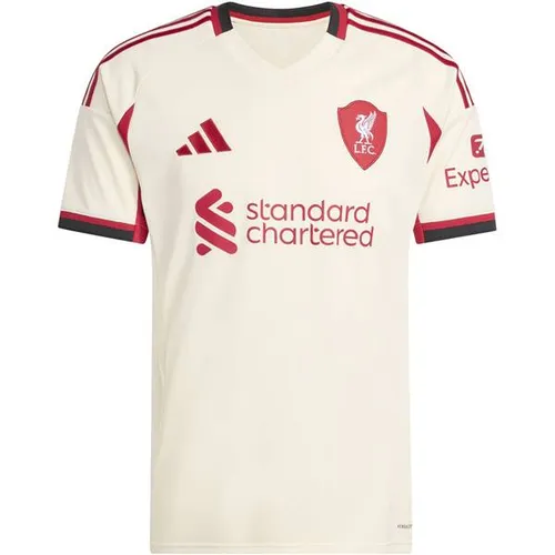 ADIDAS Herren Trikot Liverpool FC 25/26 Auswärts - Trikot für Fans des FC Liverpool, inspiriert vom legendären Anfield-Stadion. AEROREADY-Technologie sorgt für optimalen Tragekomfort, ideal für Auswärtsspiele.