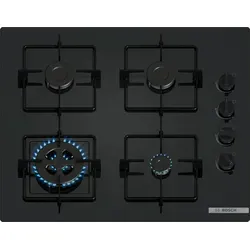 Bosch Gaskochfeld POH6B6K30 mit Wok-Brenner