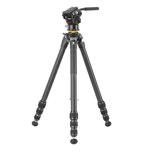 Vanguard VEO5 264CV14 Carbon Videostativ - Zubehör für Stative, ultraleichtes Carbon-Design für maximale Stabilität und Mobilität beim Filmen.