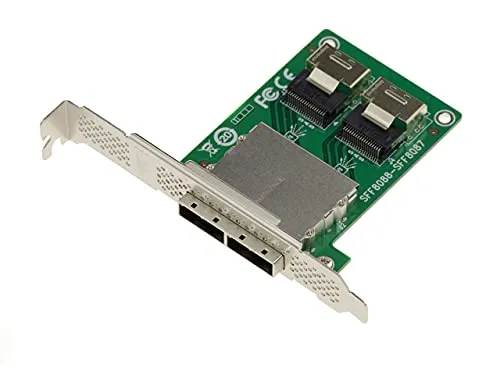 KALEA-INFORMATIQUE SAS miniSAS-Konverterplatte SFF-8088 SFF-8087