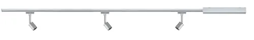 PLM 95463 - URail Schienenspot Pure II Basisset - U-Rail Lampen mit flexiblem Leuchtmittel, max. 3x10 W, dimmbar für individuelle Lichtgestaltung. Perfekt für jeden Einrichtungsstil.