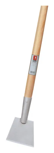 Idealspaten Eisstösser Stahl gehärtet mit Stiel 140 x 180 mm