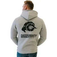 Herren Fleece Hoodie mit Kapuze und Logo - Hellgrau - Kuscheliger Fleece Hoodie für Herren, ideal für den Herbst und Winter. Hoher Baumwollanteil sorgt für angenehmen Tragekomfort, während die praktische Fronttasche vielseitige Nutzungsmöglichkeiten bietet.