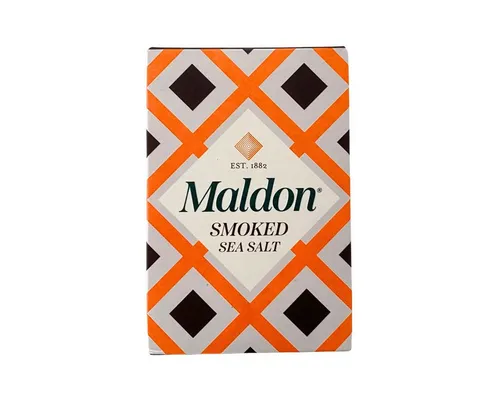 Maldon Gewürz Maldon Sea Salt Flakes, geräuchert, 125g, Meersalzflocken, 125 g, Zart-knusprigen Meersalzflocken