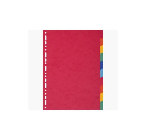 ExaClair Schulheft Kartonregister - DIN A4 - 10 Positionen