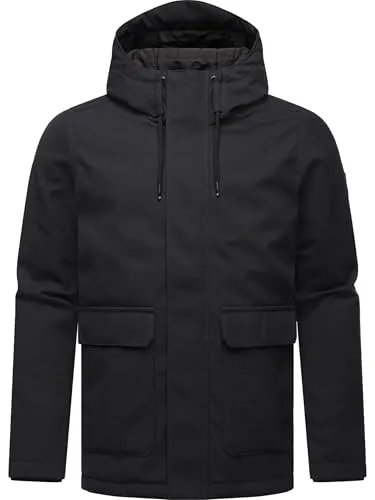 Ragwear Winterjacke Mr Them - Stylische Herren Outdoorjacke mit großer Kapuze - Funktionsjacken, wasserdicht und winddicht mit einer Wassersäule von 11000 mm, ideal für Outdoor-Aktivitäten bei jedem Wetter.