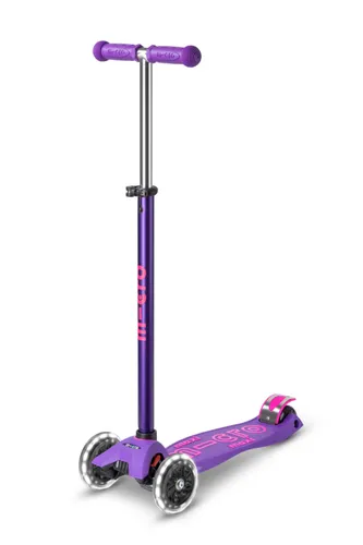 Micro Mobility MMD066 Mini Micro Deluxe Kinderroller - Lila, Einheitsgröße, robustes Kunststoffdesign für sicheren Fahrspaß