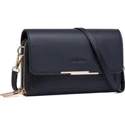 Roulens Kleine Damen Umhängetasche Kunstleder A-schwarz