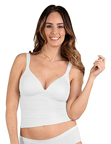 Naturana Schalen-BH-Top in Weiß