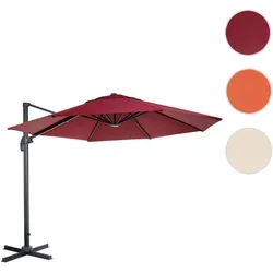Mendler Gastronomie-Ampelschirm HWC-A96, 3m rund