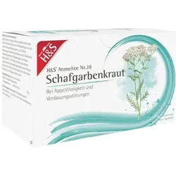 H&S Schafgarbenkraut Tee - Heilkräutertee zur Unterstützung der Verdauung und des Wohlbefindens, erhältlich in Ihrer Versandapotheke apodiscounter.