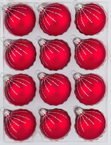 Weihnachtsbaumschmuck Rot von Navidacio