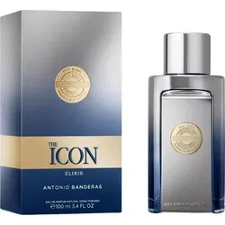 Antonio Banderas Eau de Parfum The Icon Elixir 100ml - Herrendüfte, verführerischer Duft mit intensiven Noten für den modernen Mann, ideal für besondere Anlässe.