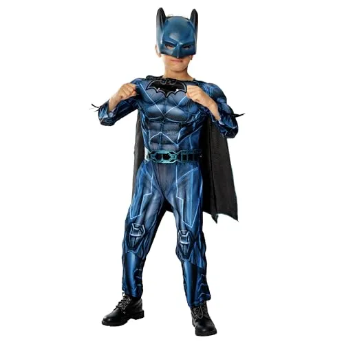 Rubie‘s Official DC Bat-Tech Batman-Kinder-Kostüm, Superhelden-Kostüm für Kinder, Größe S 3-4 Jahre Halloween