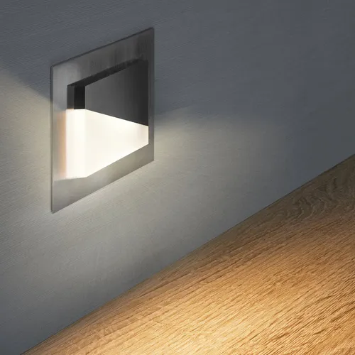 Maxkomfort LED Wandstrahler 6105, LED fest integriert, 3000K, Warmweiß, Treppenbeleuchtung