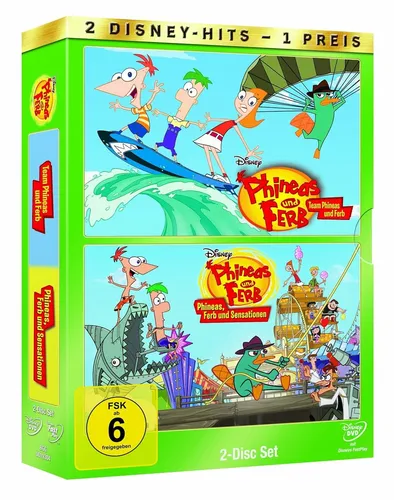 Phineas und Ferb - Team Phineas und Ferb / Phineas, Ferb und Sensation [2 DVDs]