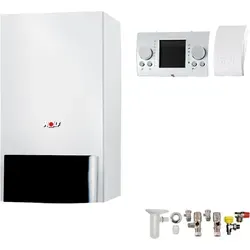 WOLF Gas-Heizwert-Therme CGU-2-10, 10 kW für Erdgas E/H