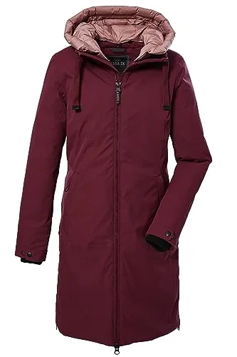 G.I.G.A. DX Damen Funktionsparka mit abknöpfbarer Kapuze/Parka wasserdicht GW 2 WMN PRK, himbeere, 36, 39828-000