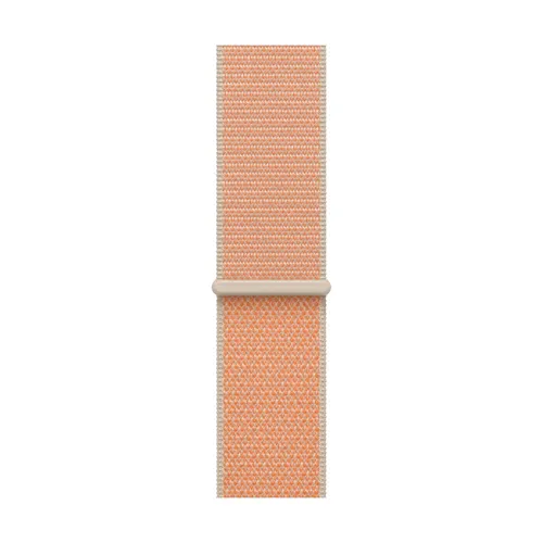APPLE Sport Loop 46 mm in Cantaloupe - Ersatzarmband für Apple Watch, weich und atmungsaktiv. Das Nylongewebe sorgt für hohen Tragekomfort und schnelle Anpassung dank Klettverschluss.