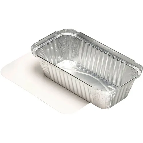 STARPAK Aluschalen mit Deckel 700 ml, 50 St.
