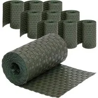 Jardinion Sichtschutzstreifen 10x 250cm Grün Blickdicht - Schutz vor neugierigen Blicken! Die Jardinion Sichtschutzstreifen sind aus wetterbeständigem Polyethylen, einfach zu montieren und pflegeleicht. Ideal für Gartenzaun, Balkon oder Terrasse.