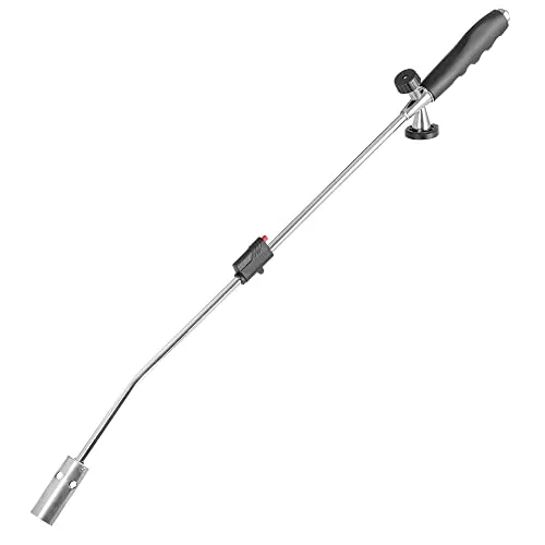 Mianova Unkrautbrenner - Effizienter Unkrautvernichter mit Piezozündung - Unkrautvernichter mit stufenlos regulierbarer Flamme, ideal zur biologischen Unkrautbeseitigung und zum schnellen Anzünden von Grillkohle. Ergonomischer Griff und hohe Temperatur von bis zu 1300°C.