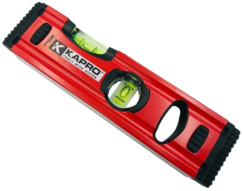 Mini Wasserwaage Aluminium 200mm 90°& 45° Messgenauigkeit 0,05mm/m schlagfest