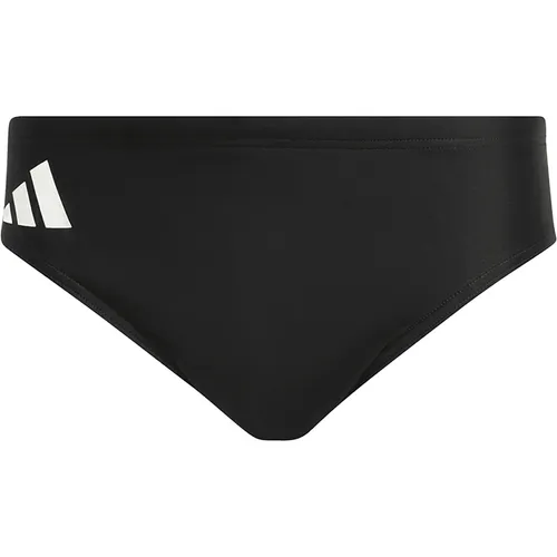 adidas Herren Solid Swim Trunks, Schwarz/Weiß, XS Short - Badehosen aus 78 % recyceltem Nylon, chlorresistent und mit weichem Tragegefühl. Ideal für sportliche Aktivitäten im Wasser.
