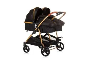 Chipolino Geschwisterkinderwagen Duo Smart in gold von Chipolino