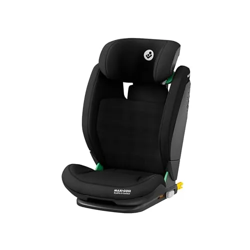 Maxi-Cosi RodiFix S Comfort i-Size – Sicherer und bequemer Kindersitz für 3,5–12 Jahre - KINDERSITZ GRUPPE 2/3: Verstellbare Sitzerhöhung für Kinder von 100 bis 150 cm, einfach zu installieren und mit atmungsaktiven Stoffen für Komfort. Integrierte Sicherheitsfunktionen sorgen für maximale Sicherheit auf jeder Fahrt.