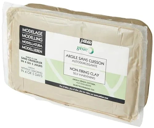 Pébéo Modelliermasse Selbsttrocknend 1,5 KG Weiß