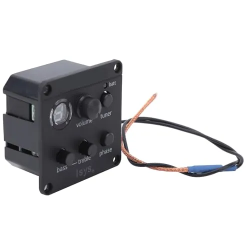 Akustischer Gitarren-Pickup, Onboard Preamp Equalizer mit Benutzerhandbuch, Soundhole-Pickup für Folk-Gitarren Spieler, Live-Auftritte und Studio-Aufnahmen