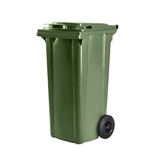 Bauer Mülltonne 120 Liter mit 2 Rädern von Bauer